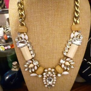 Chic Gold and Cream Necklace